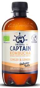 Captain Kombucha Ginger lemon 400ml