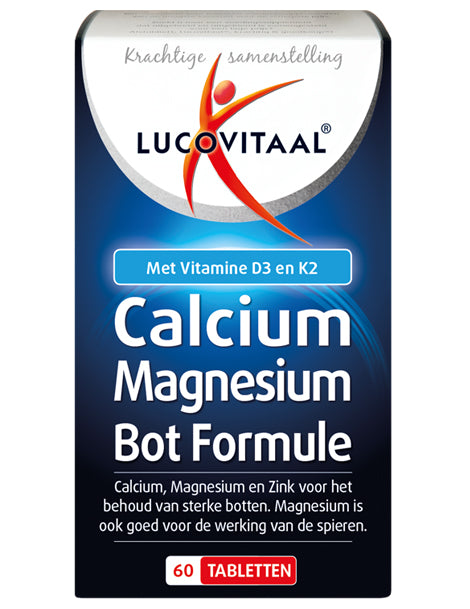 Lucovitaal Calcium Magnesium Bot Formule 60 tabl