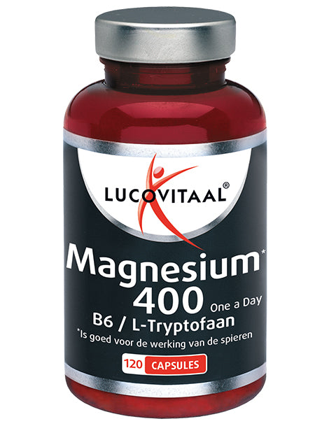 Lucovitaal Magnesium 400 L-tryptofaan 120 caps