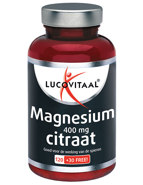 Lucovitaal Magnesium Citraat 400mg 150 tabl