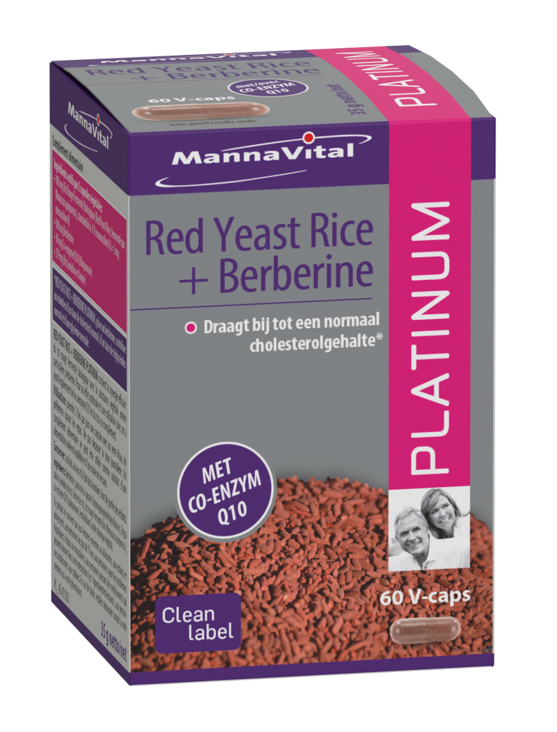 Mannavital Red Yeast Rice+ Berberine 60 V-caps