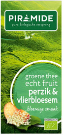 PIRAMIDE Fruitthee perzik met vlier.20 builtjes