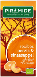 PIRAMIDE Rooibos Perzik Sinaasappel 20 builtjes