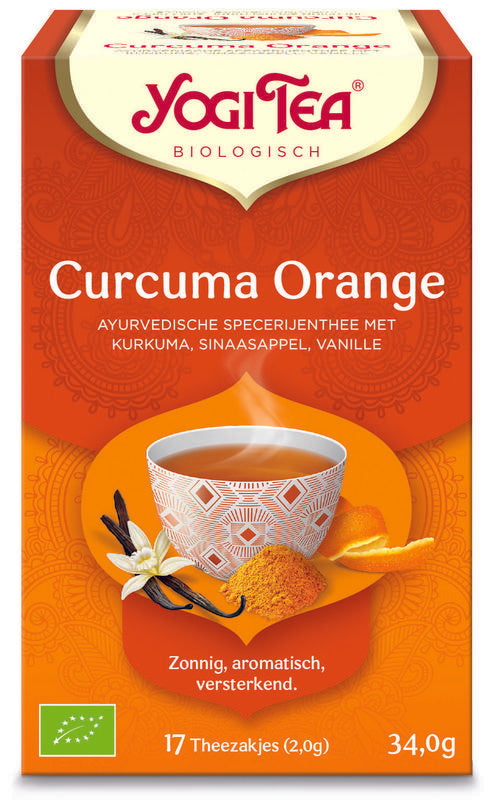 Yogi Tea Curcuma Orange 17 zakjes