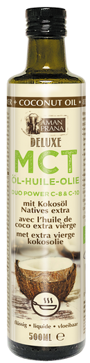Amanprana Huile MCT à l'huile de coco bio 500ml