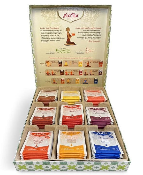 Yogi Tea coffret sélection de thés bio 45 sachets