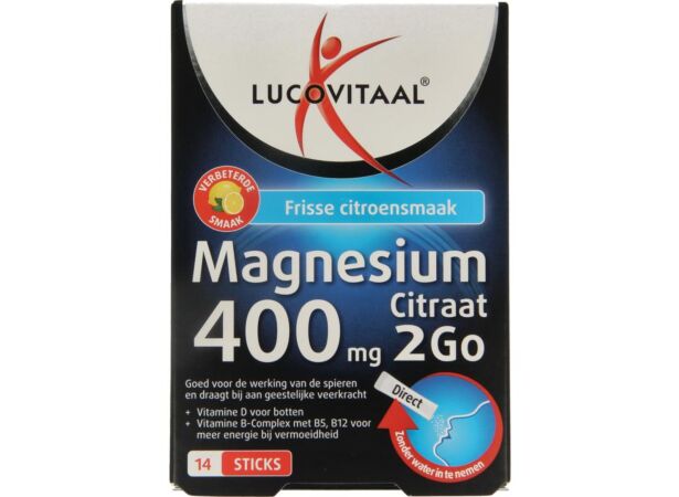 Lucovitaal Magnesium 2Go 14 sticks