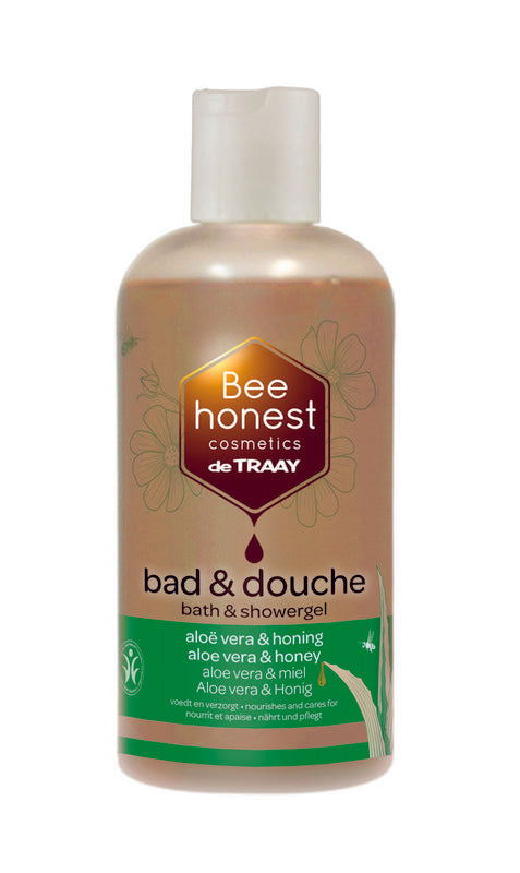 Bee Honest Bad douche aloe vera  honing 250ml