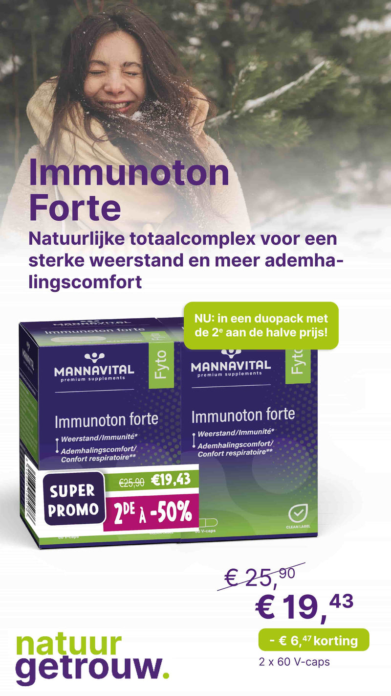 Bouchons Mannavital Immunoton forte 60 V