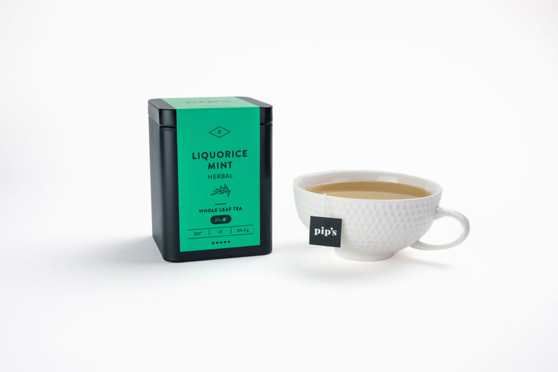 Pip's Tin Twenties Liquorice Mint 20 zakjes