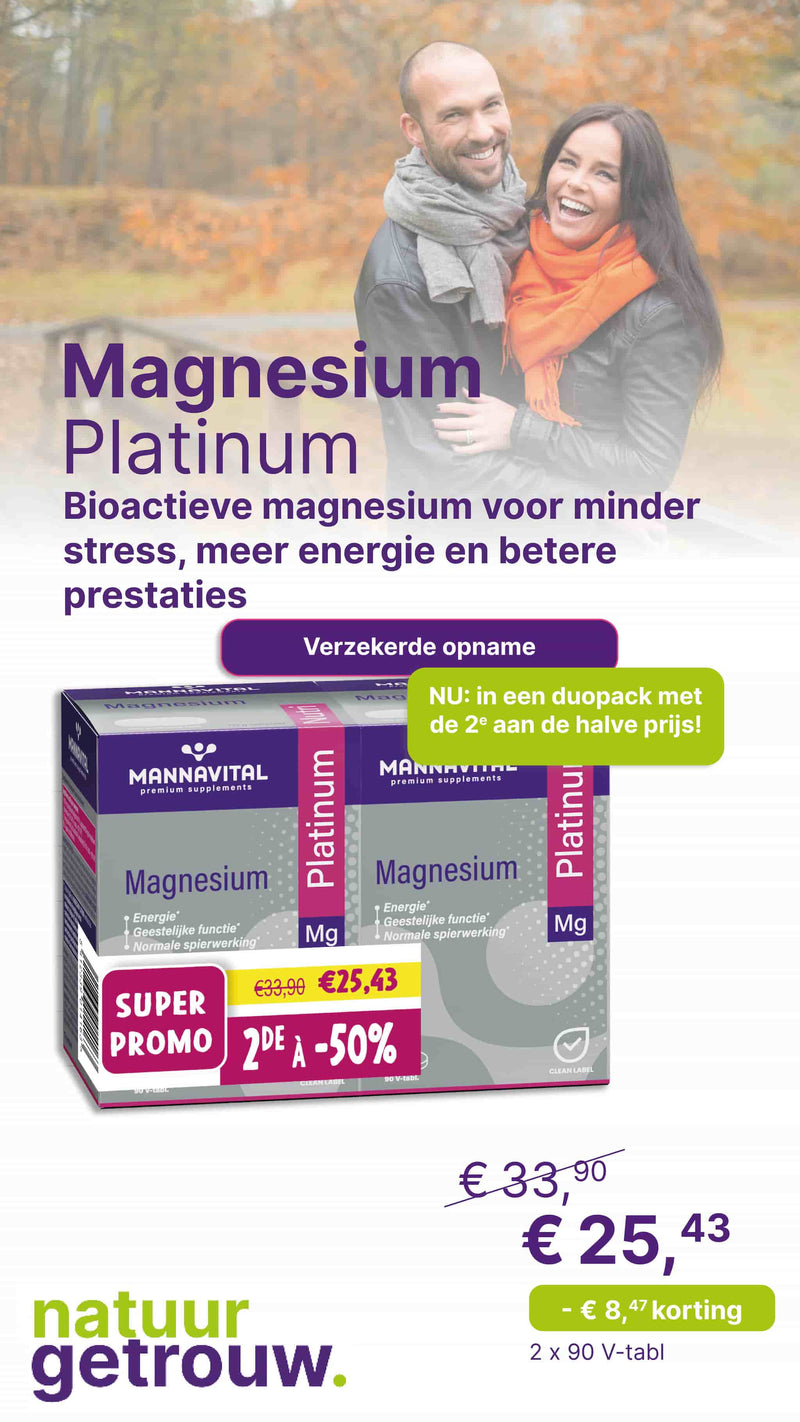 Mannavital Magnesium Platinum 90 tabletten