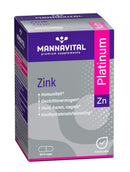 Mannavital Zink Platinum 60 V-capsules
