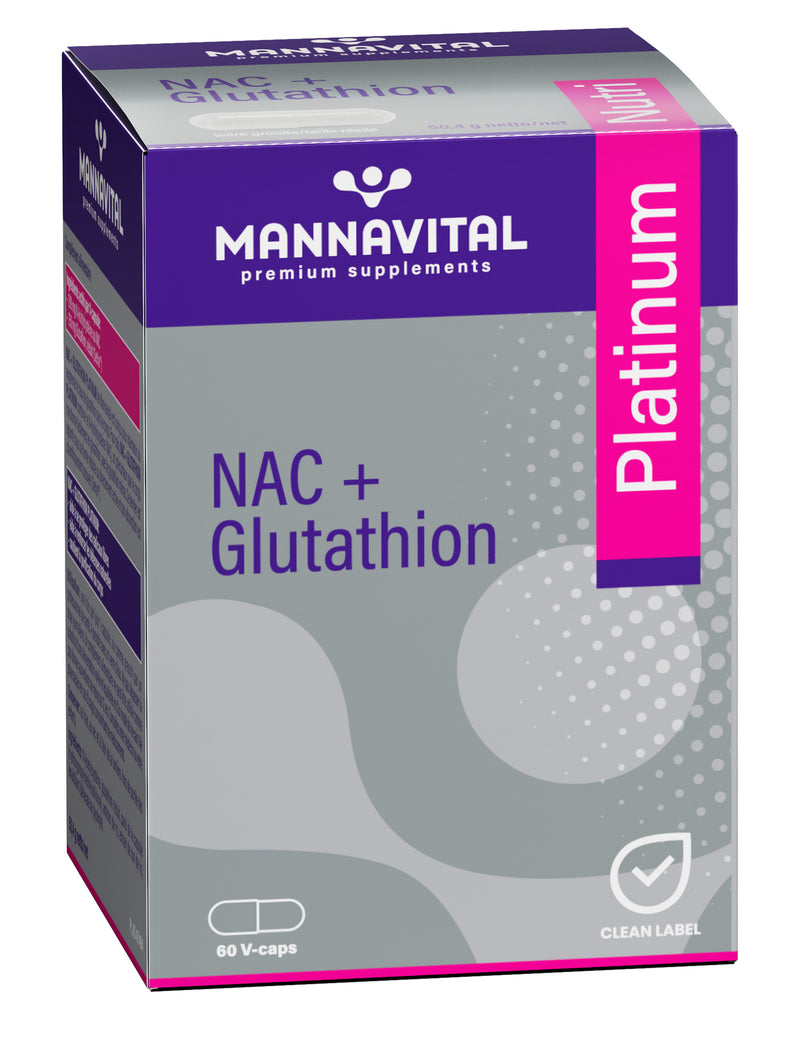 Mannavital NAC+Glutathion 60 V-caps