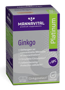 Mannavital Ginkgo Platinum - 60 V-caps