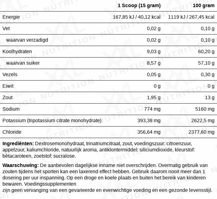 XXL O.R.S. Orange 600g