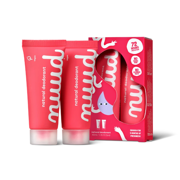 NUUD Carefree Vegan Deodorant Smarter Pack 2x 20ml