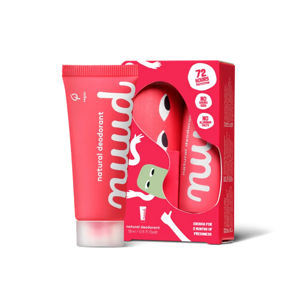 NUUD Carefree Vegan Deodorant  Starter Pack 1 x 15