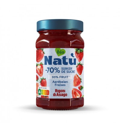 Natù Aardbeien confituur bio 240g