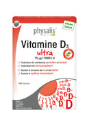Physalis Vit D3 Ultra 3000 i.u - 100 capsules