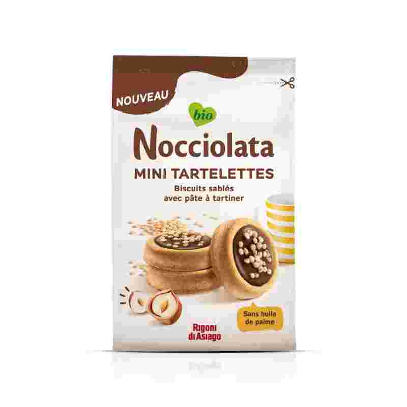 Nocciolata Tartelettes met hazelnoot/quinoa 250g