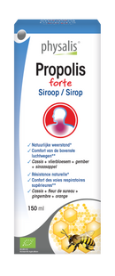 Physalis Propolis forte sirop bio 150ml