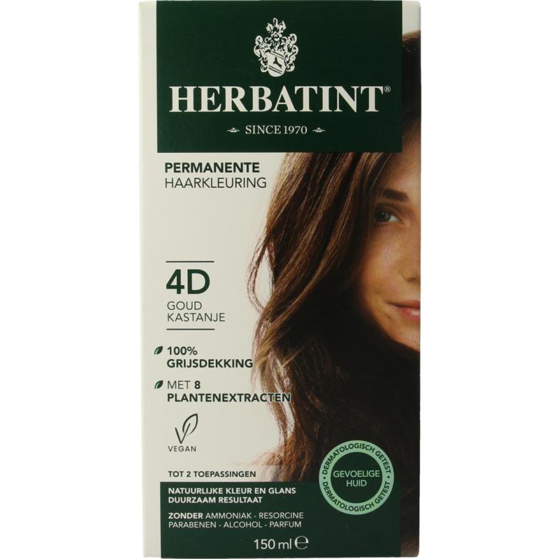 Herbatint 4D Goudkastanje - 150 ml