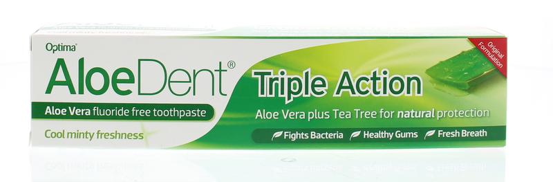 Aloe Pura Aloe Dent Triple Action Toothpaste - 100ml