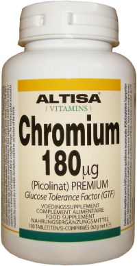 Altisa CHROME (PICOLINATE) 180µg PREMIUM (100 comprimés végétaux)