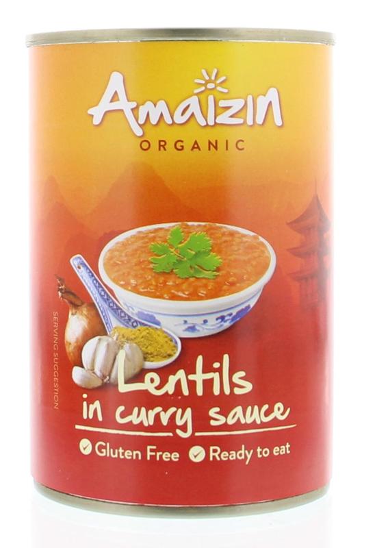 Amaizin Lentilles sauce curry 420g