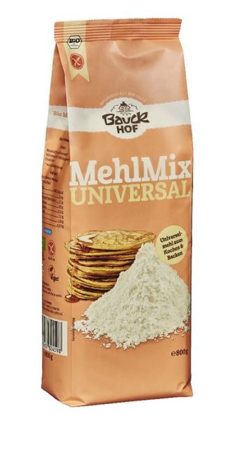 Bauckhof Bio-Meelmix Universeel(glutenvrij) 800g