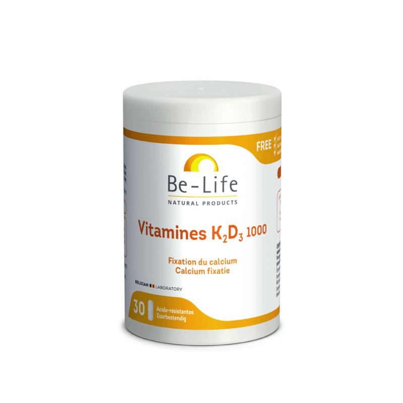 Be-Life VITAMINES K2-D3 1000 30 gél **