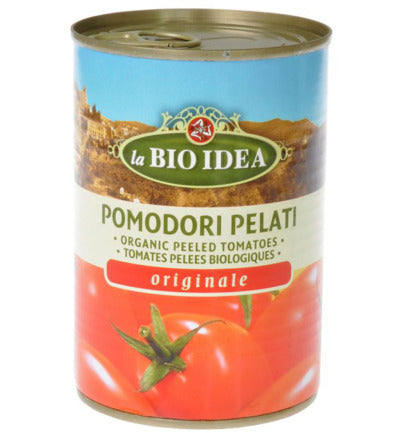 Bioidea Tomaten gepeld (blik) 400g