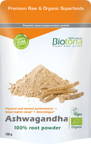 Poudre de racine d'Ashwagandha Biotona 150g