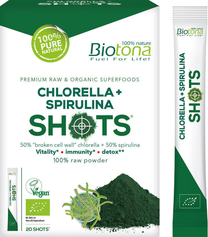 Biotona Chlorelle + Spiruline 20 Shots