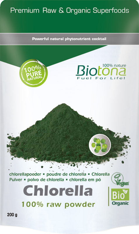 Biotona Chlorella poudre brute 200 g
