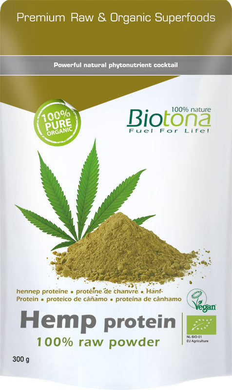 Poudre de protéine brute de chanvre Biotona 300 g