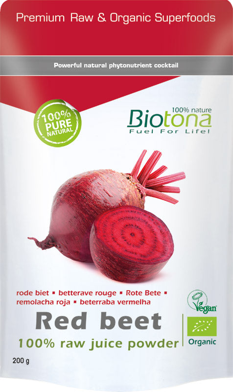 Biotona Poudre crue de betterave rouge 200 g