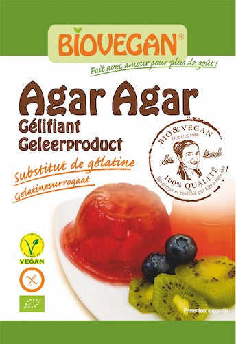 Biovegan Agar agar sans lactose &amp; sans gluten bio 30g