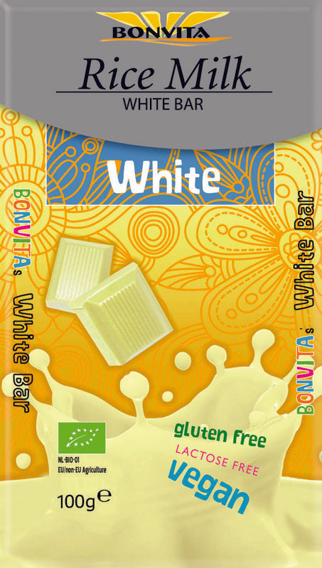 BonVita Rice chocolat au lait blanc 100g