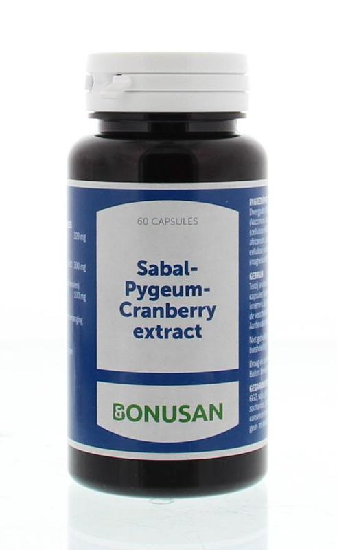 Bonusan Sabal Pygeum Canneberge extrait 60 cap
