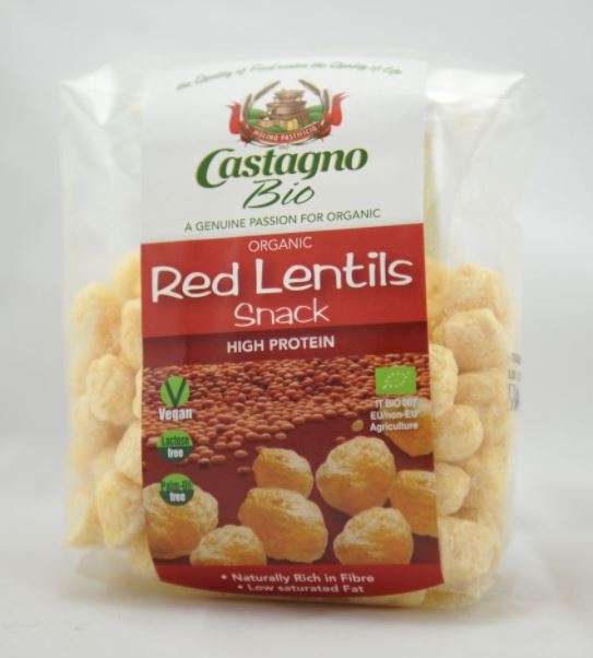Casse-croûte de lentilles rouges Castagno 50g
