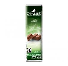 Cavalier Chocoladereep Melk Stevia 40g