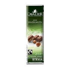 Cavalier Tablette Chocolat Stevia Lait/Noix 40g