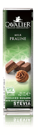 Cavalier Bar Stevia Lait + praliné