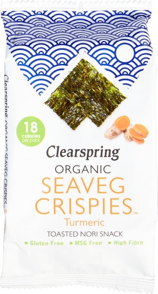 Clearspring Seaveg Crispies Curcuma 4g
