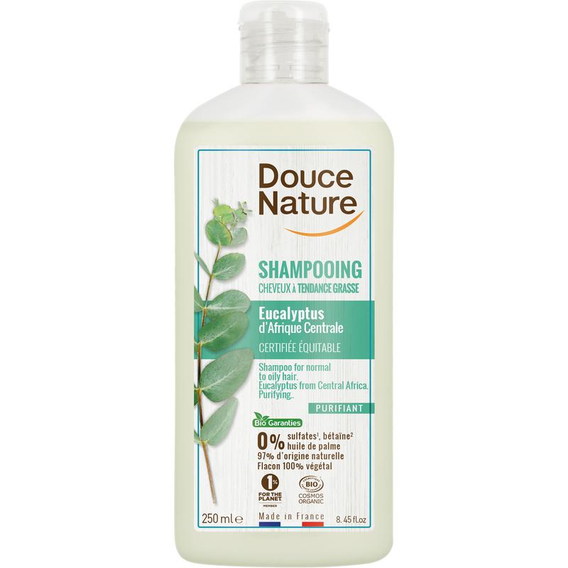 DOUCE NATURE Shampoo Eucalyptus Normaal&Vet Haar 2
