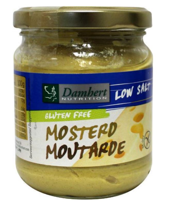 Damhert Low Salt Moutarde sans gluten | 200g