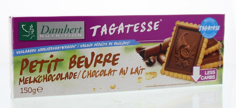 Damhert Tagatesse Petit beurre melkchocolade | 150g