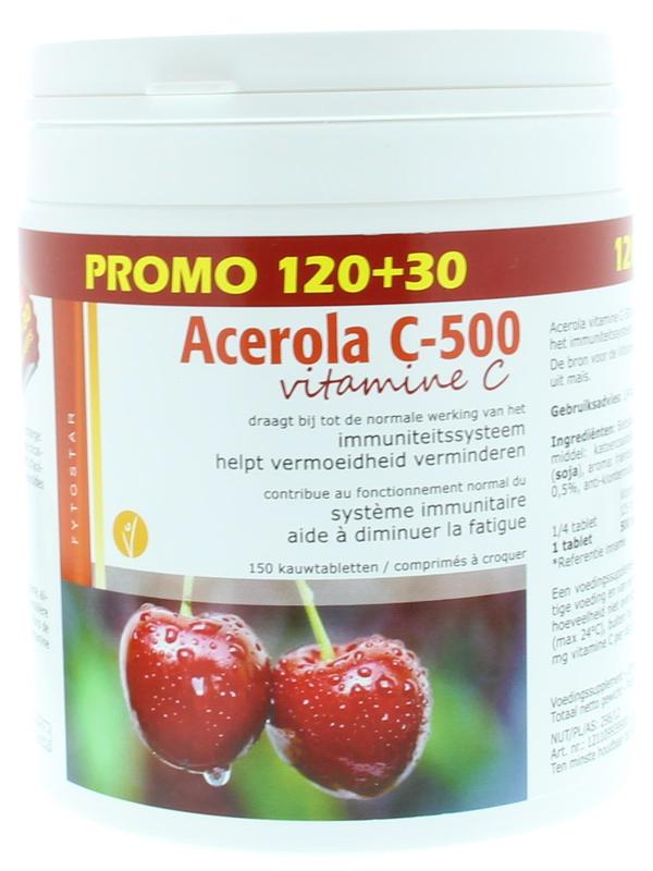 FYTOSTAR Acerola 500 Vitamine C MAXI 120+30 tab