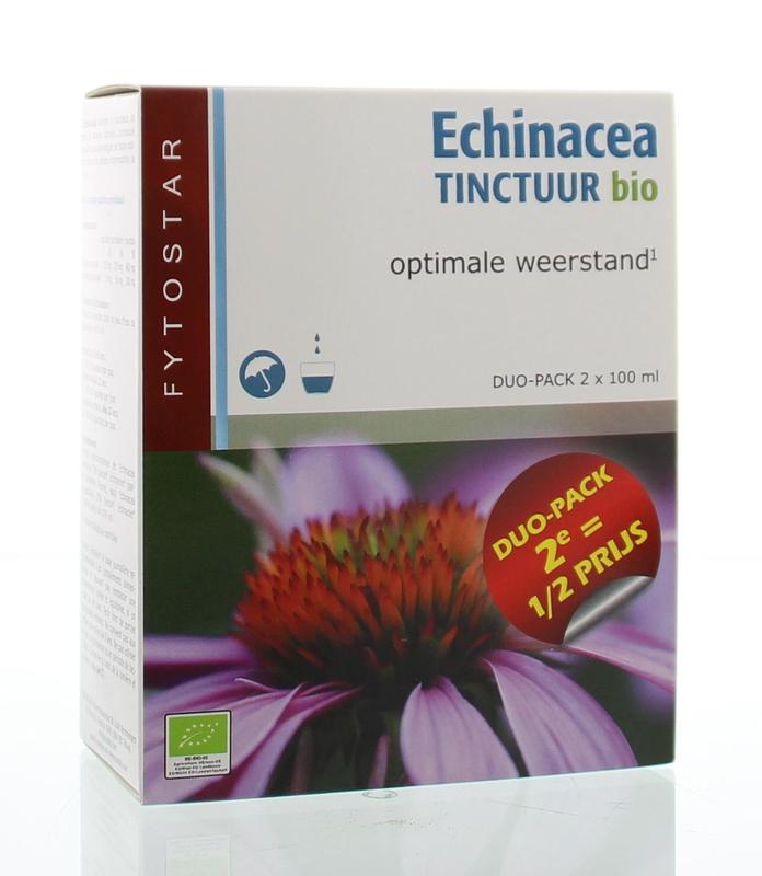 FYTOSTAR Echinacea Tinctuur BIO DUO 2x100ml - 2e à 50% 2x100 ml